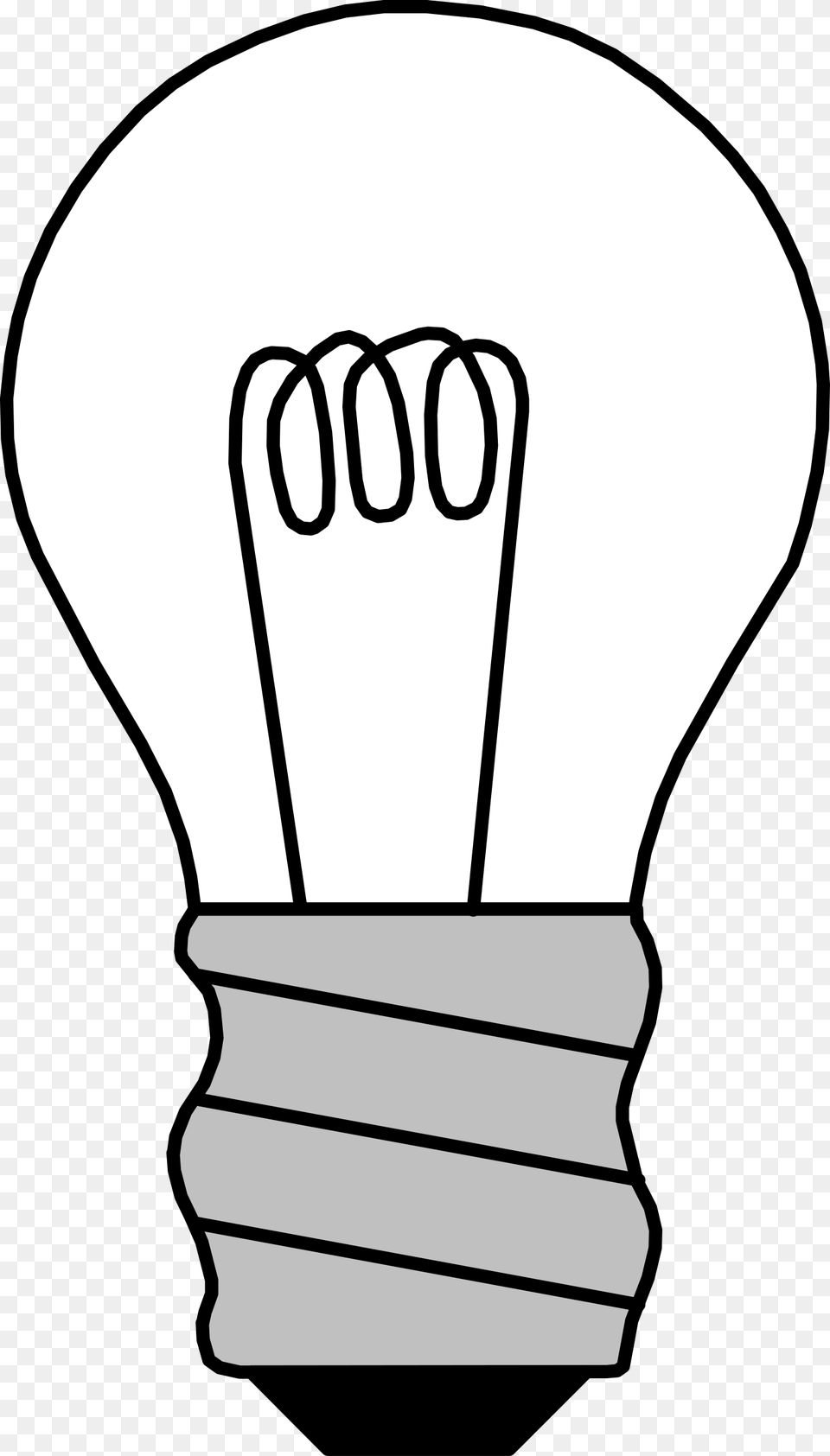 Drawn Light Bulb Coloring, Lightbulb Png Image