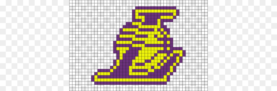 Drawn Log Pixel Art Los Angeles Lakers Pixel Art, Purple, Pattern Png