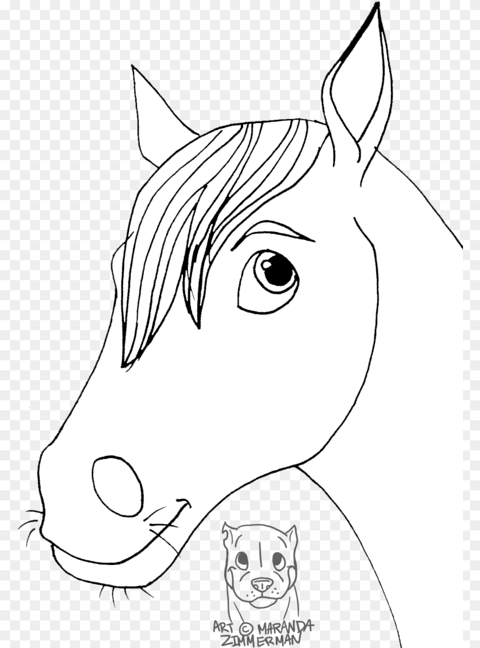 Drawn Mask Horse Mane, Person, Animal, Mammal, Art Png Image