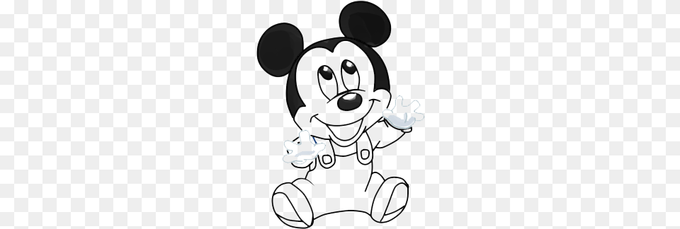 Drawn Mickey Mouse Sketch Mickey Mouse Bebe, Ammunition, Grenade, Weapon Free Transparent Png