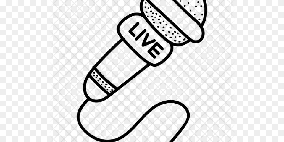 Drawn Microphone Easy, Pattern, Texture Free Transparent Png