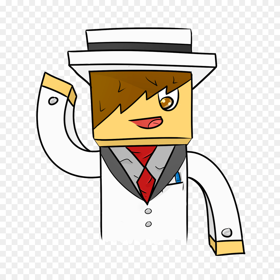 Drawn Minecraft Anime, Art, Person Free Png Download