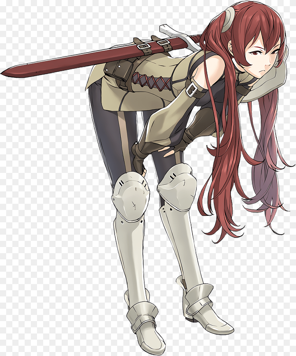 Drawn Musician Anime Girl Severa Fire Emblem Transparent Cordelia Daughter Fire Emblem, Book, Comics, Publication, Adult Png Image