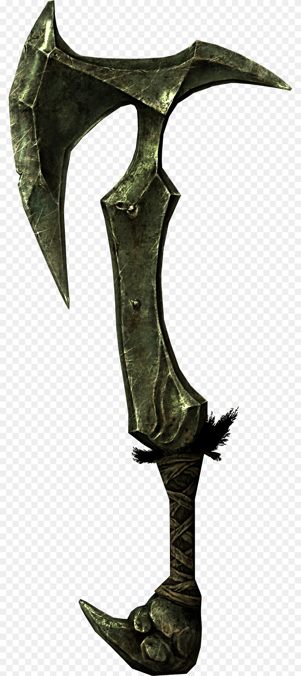 Drawn Orc Axe Skyrim Orcish War Axe, Weapon, Bronze, Blade, Dagger Free Png Download