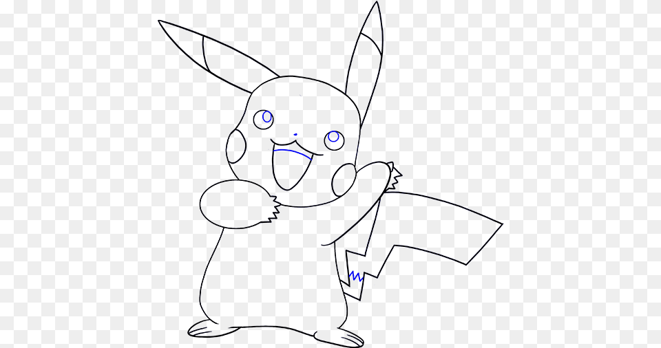 Drawn Pikachu Basic Pikachu Free Transparent Png