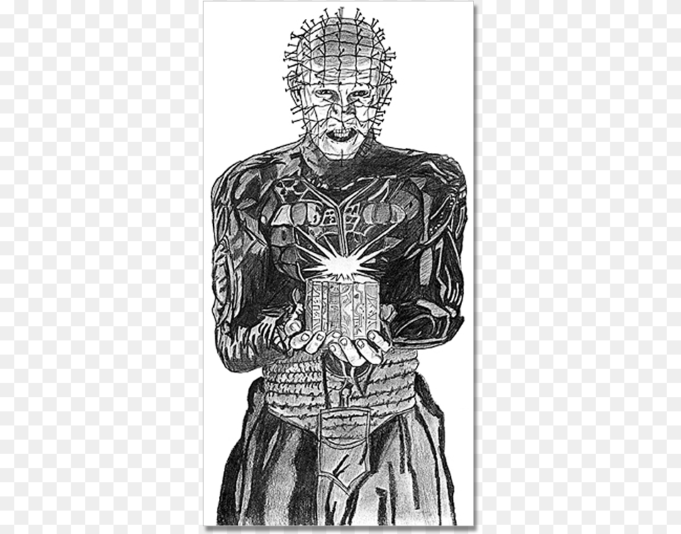 Drawn Pinhead Transparent Sketch, Adult, Man, Male, Person Png Image