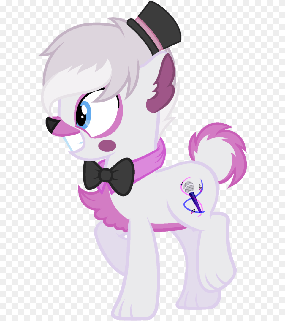Drawn Pony Model My Little Pony Funtime Freddy, Accessories, Formal Wear, Tie, Book Free Png Download