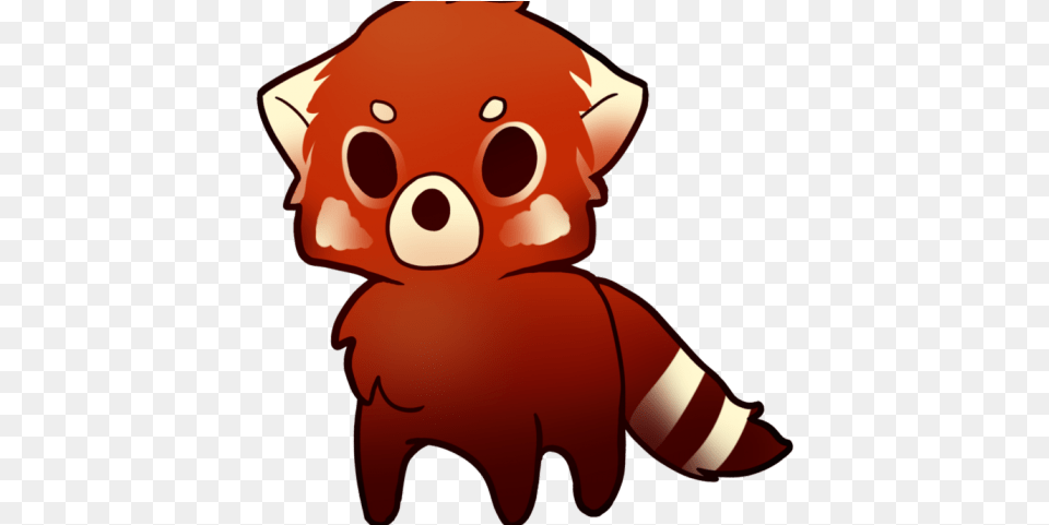 Drawn Red Panda Head Red Panda Cartoon No Background, Plush, Toy, Animal, Bear Png