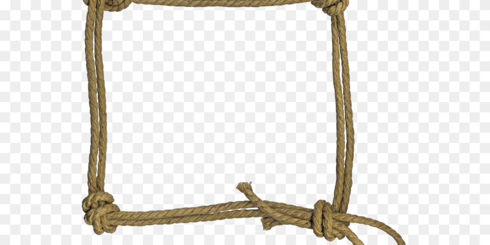 Drawn Rope Cowboy Frame Clipart Transparent Background, Knot, Blackboard Free Png Download