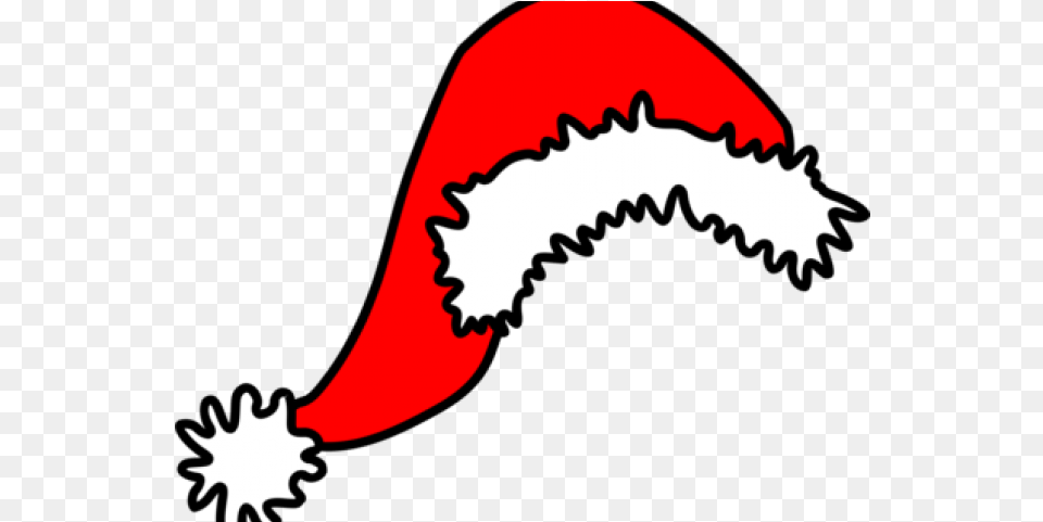 Drawn Santa Hat Christmas Clip Art Christmas Hat Christmas Hat Drawing, Baby, Person, Face, Head Png Image