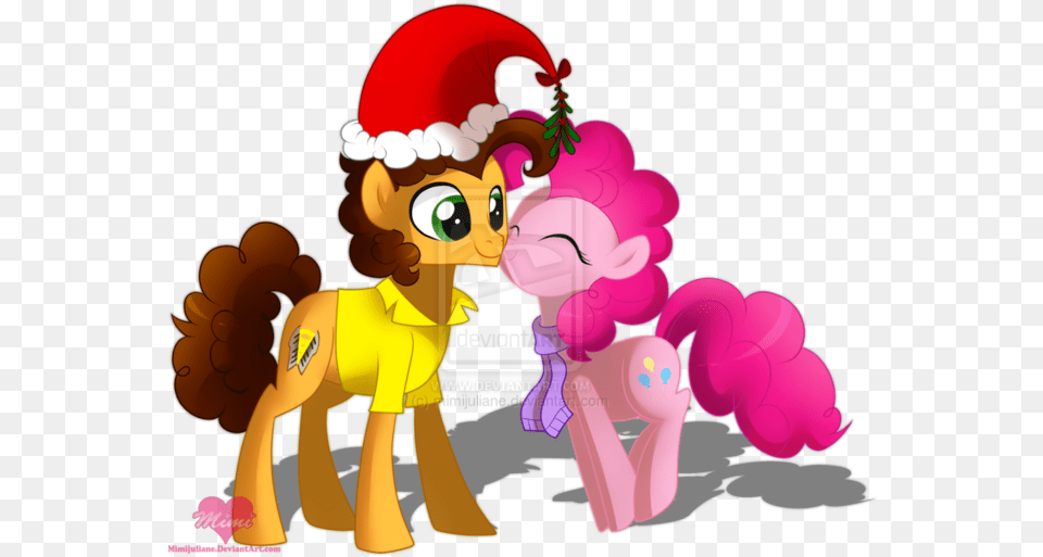 Drawn Santa Hat Pony Christmas Pinkie Pie Mlp, Art, Graphics, Baby, Person Free Png Download
