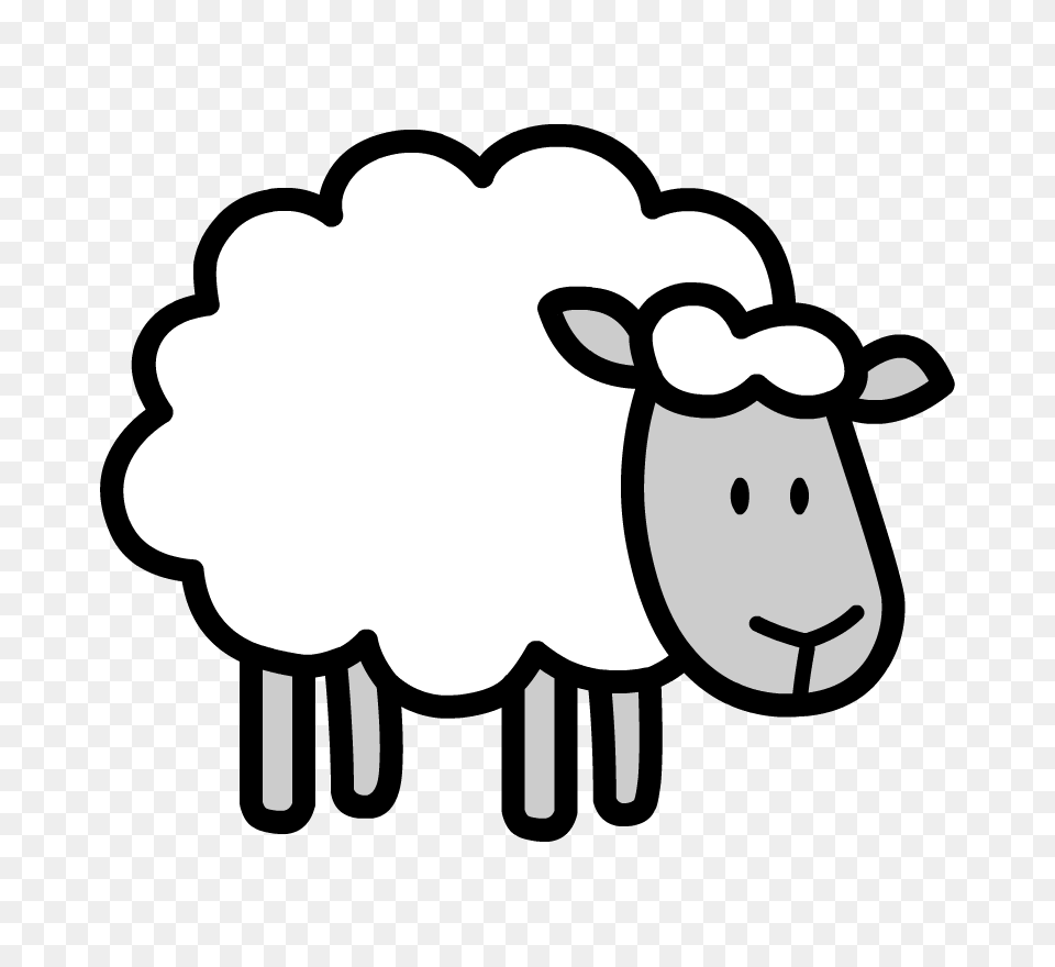 Drawn Sheep Dolly Sheep, Animal, Livestock, Mammal, Bear Png Image