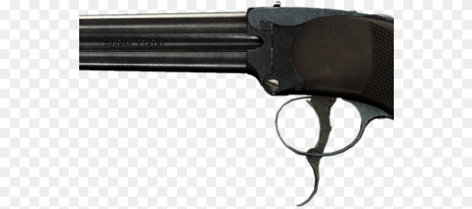 Drawn Shotgun Pistal Howdah Pistol, Firearm, Gun, Handgun, Weapon Free Png