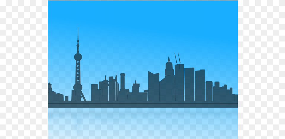 Drawn Skyline Cartoon The Bund, Architecture, Building, City, Metropolis Free Png