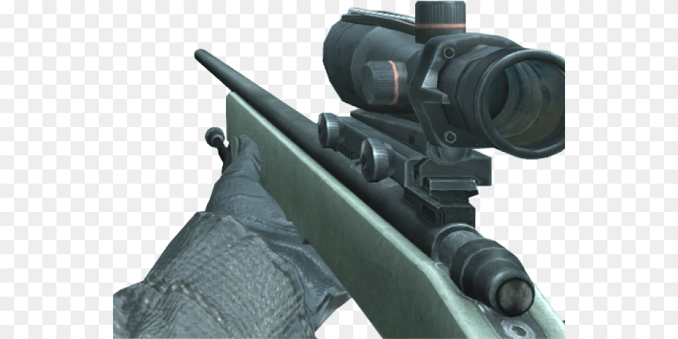 Drawn Snipers Cod Sniper Rifle, Firearm, Gun, Weapon, Person Free Png Download
