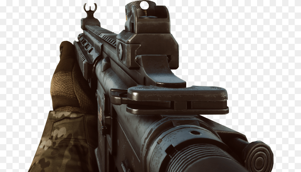 Drawn Soldier Battlefield 4 M4 First Person, Firearm, Gun, Rifle, Weapon Free Png