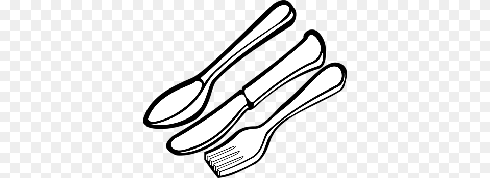 Drawn Spoon Clip Art, Cutlery, Fork, Blade, Dagger Free Png Download