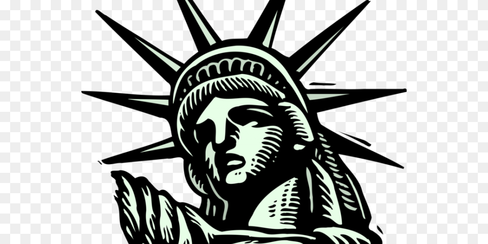 Drawn Statue Of Liberty Statue Of Liberty Illustration, Face, Head, Person, Animal Free Transparent Png