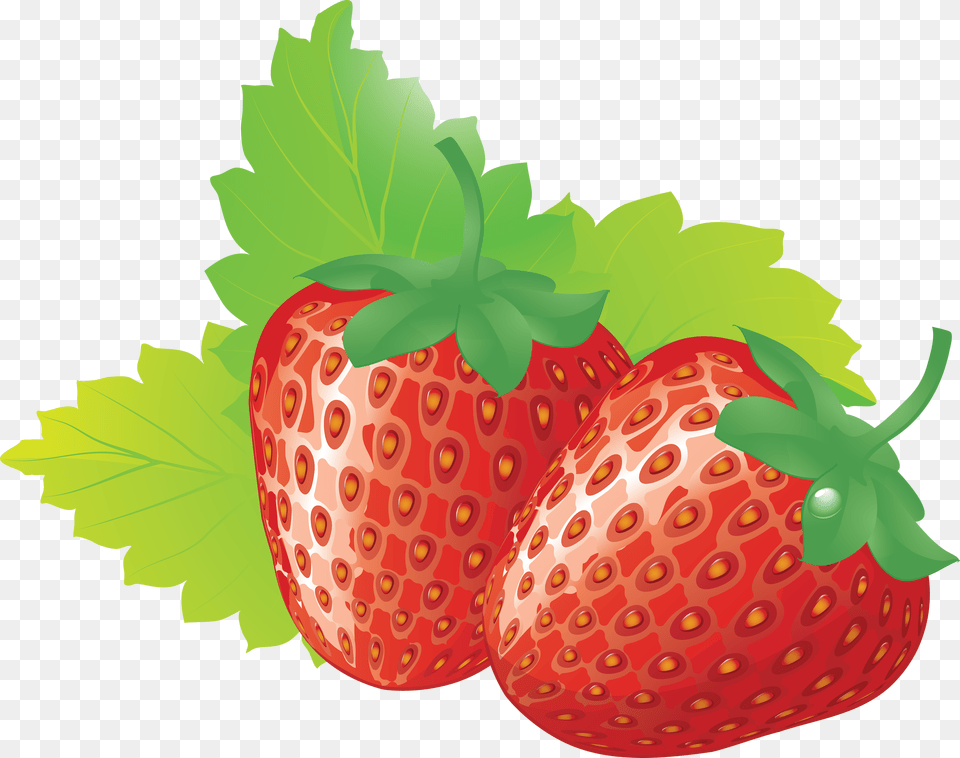 Drawn Strawberry Background Strawberry, Berry, Food, Fruit, Plant Free Transparent Png