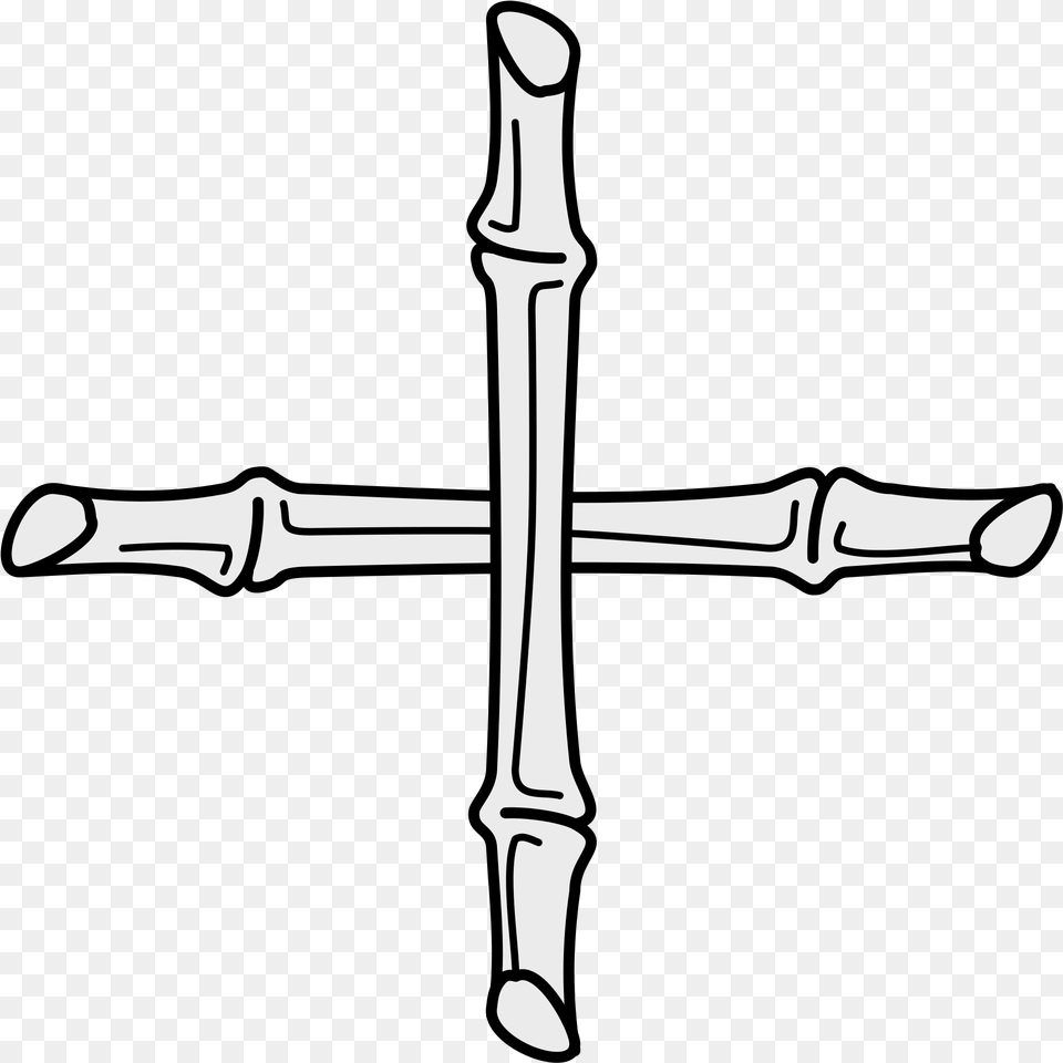 Drawn Sugar Cane, Cross, Symbol, Sword, Weapon Free Png Download