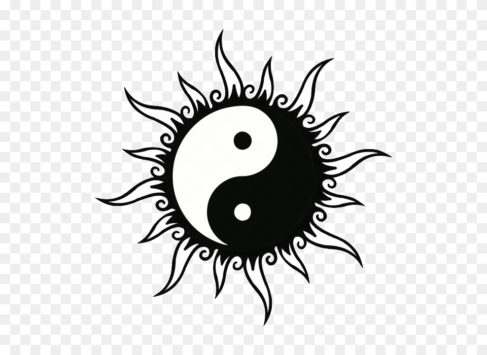 Drawn Tattoo Sun, Stencil, Symbol, Animal, Fish Free Png Download