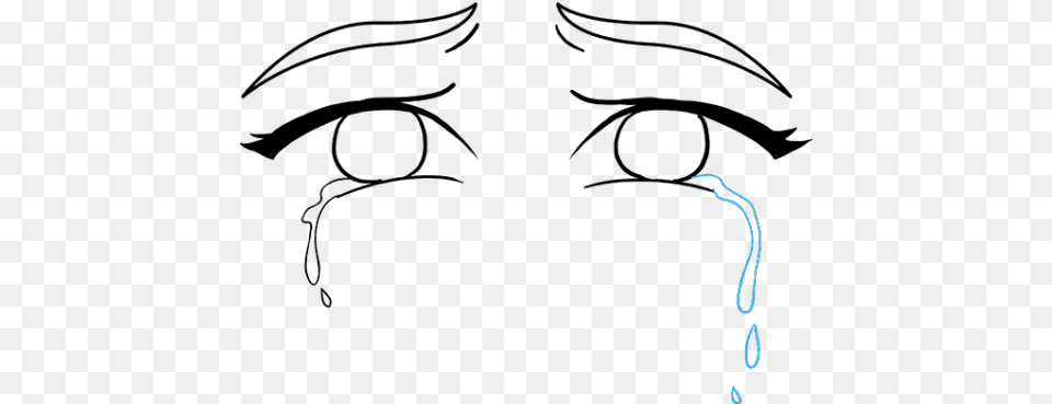 Drawn Tears Eye Drawing Tears, Outdoors, Electronics, Hardware, Nature Free Png