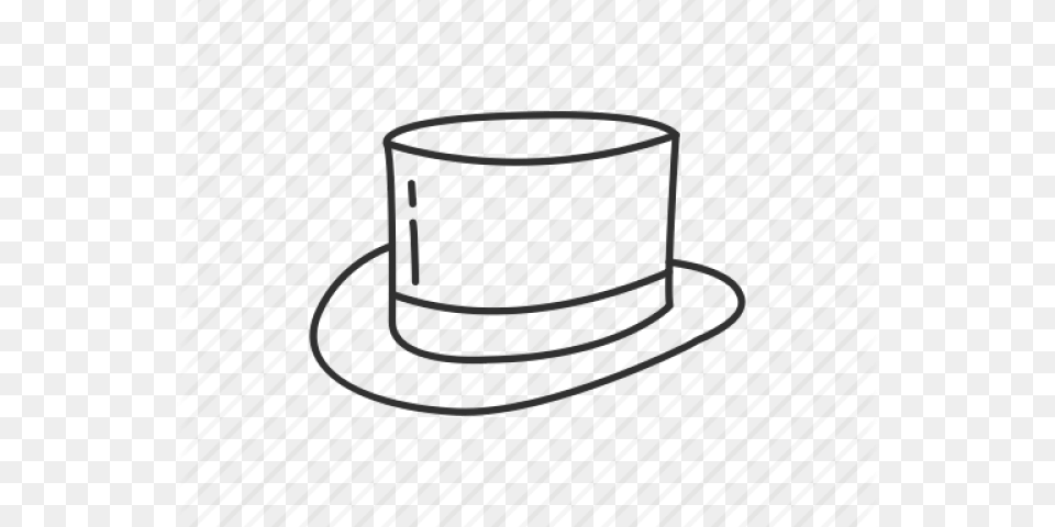 Drawn Top Hat Beaver Hat, Clothing, Sun Hat Free Transparent Png