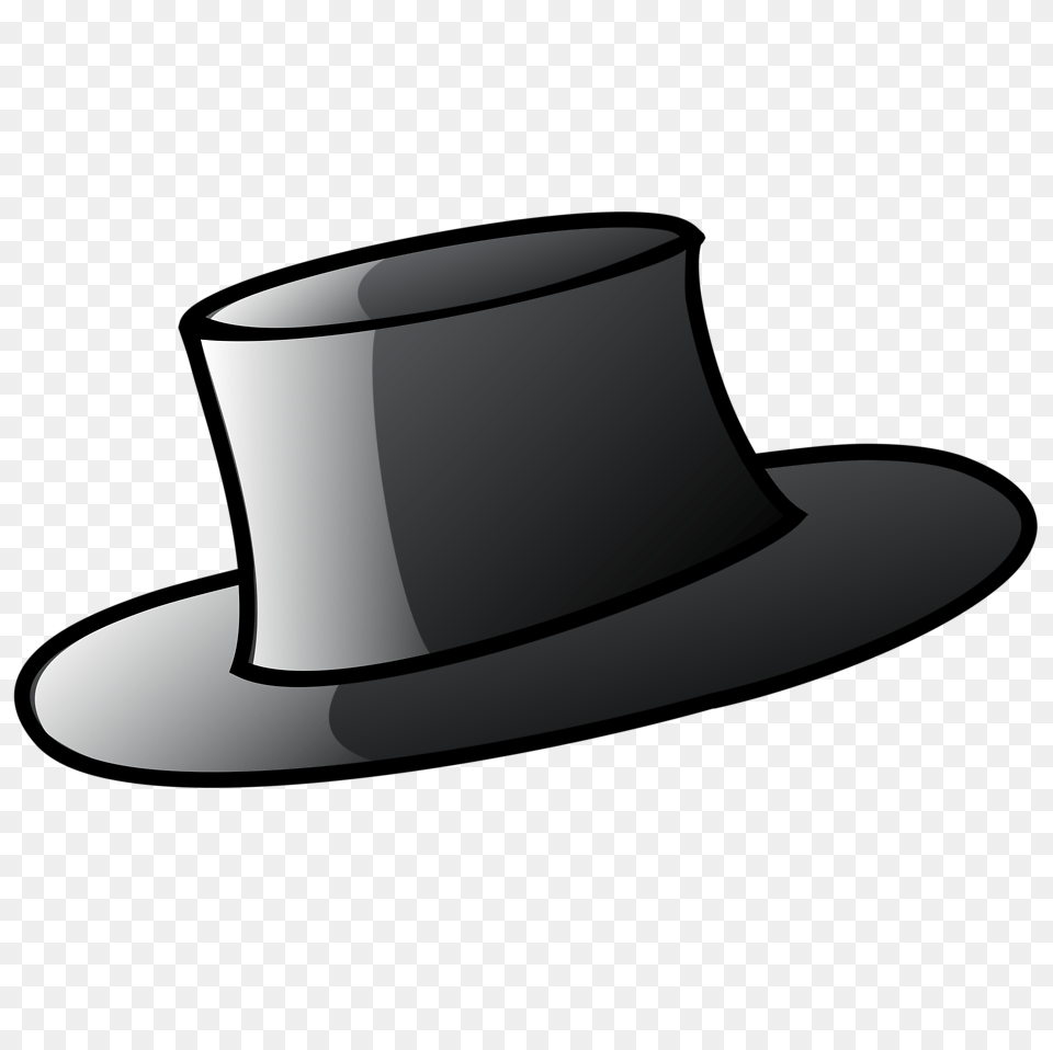 Drawn Top Hat Clip Art, Clothing, Sun Hat, Cowboy Hat Png