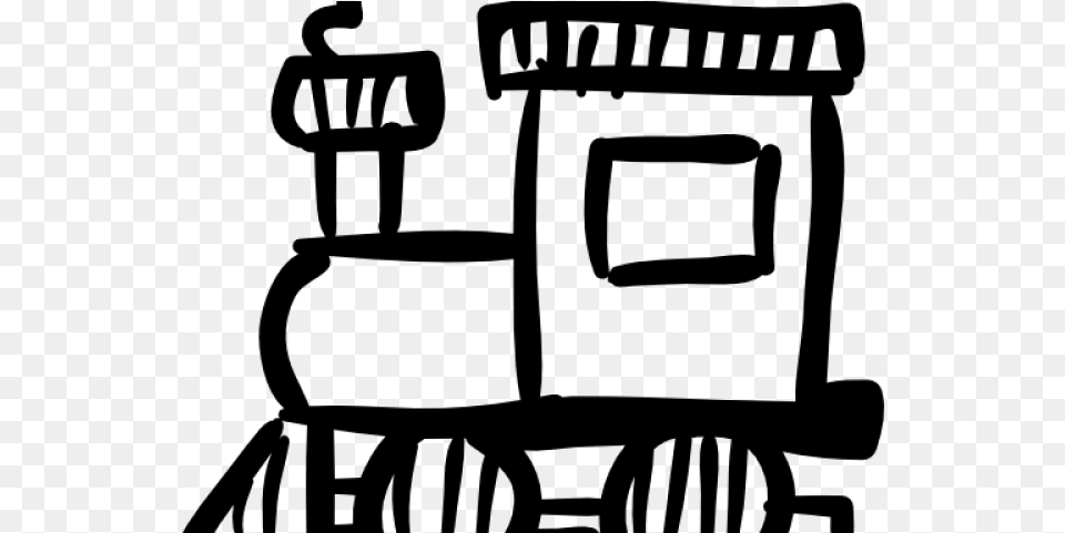 Drawn Toy Toy Train Toy, Gray Free Png