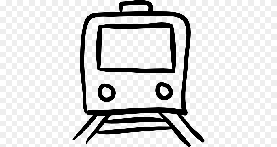 Drawn Train, Screen, Electronics, Computer Hardware, Hardware Free Transparent Png