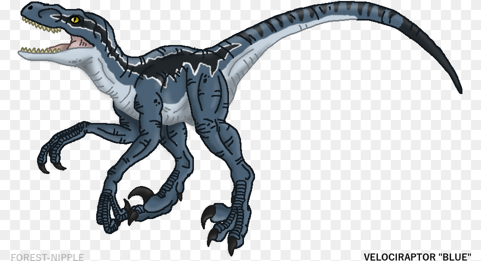 Drawn Tyrannosaurus Rex Alien Blue Dinosaur Jurassic World Drawing, Animal, Reptile, T-rex Png Image