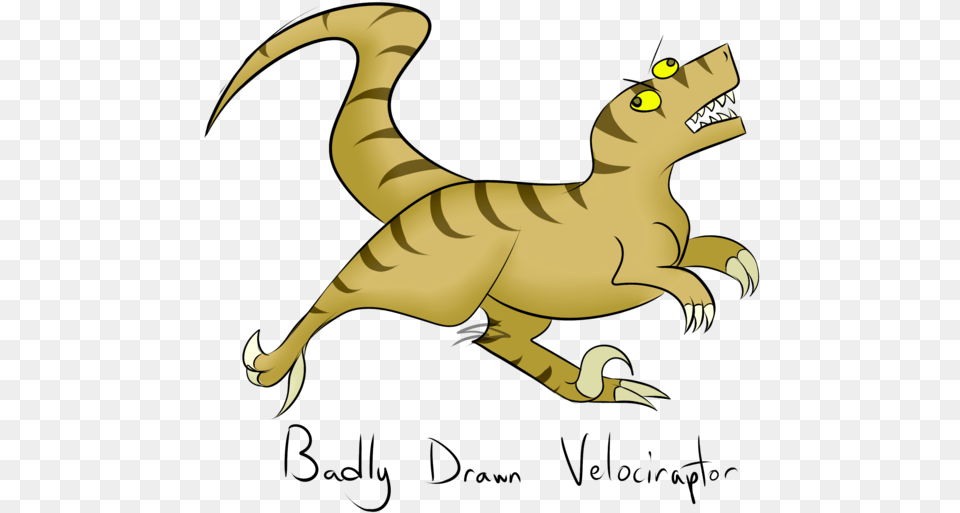 Drawn Velociraptor Transparent Jurassic Park, Electronics, Hardware, Animal, Dinosaur Free Png