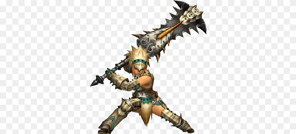 Drawn Weapon Great Sword Swinging A Big Sword, Adult, Female, Person, Woman Free Png