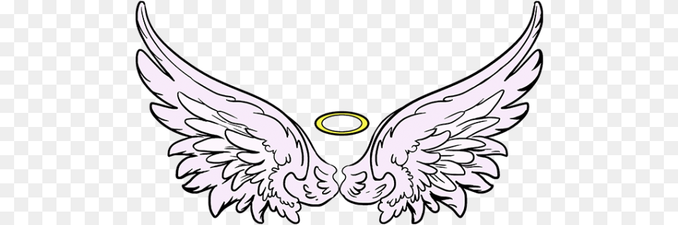 Drawn Wings Dark Angel Angel Wings Drawings, Emblem, Symbol Free Png