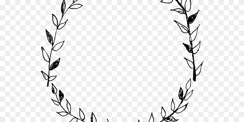 Drawn Wreath, Pattern, Plant Png