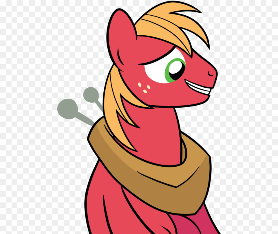 Drawponies Big Macintosh Earth Pony Grin Nervous Cartoon, Baby, Person, Book, Comics Free Png