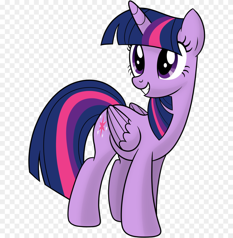 Drawponies Cute Female Folded Wings Happy Mare Mlp Filly Twilight Angry, Purple, Book, Comics, Publication Png