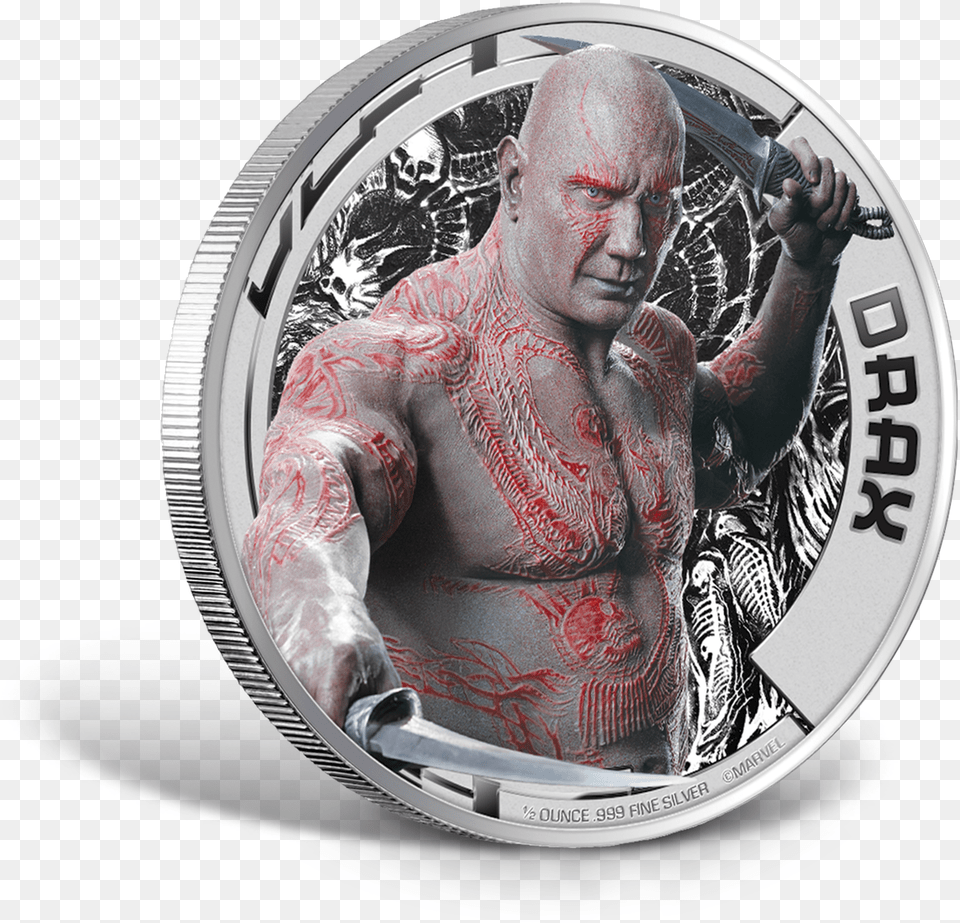 Drax Coin, Man, Adult, Person, Male Free Png