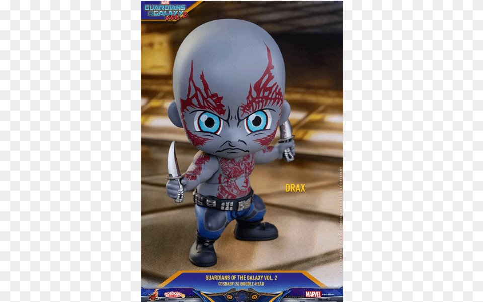 Drax Cosbaby Cosbaby Guardians Of The Galaxy, Baby, Person, Blade, Dagger Free Png Download