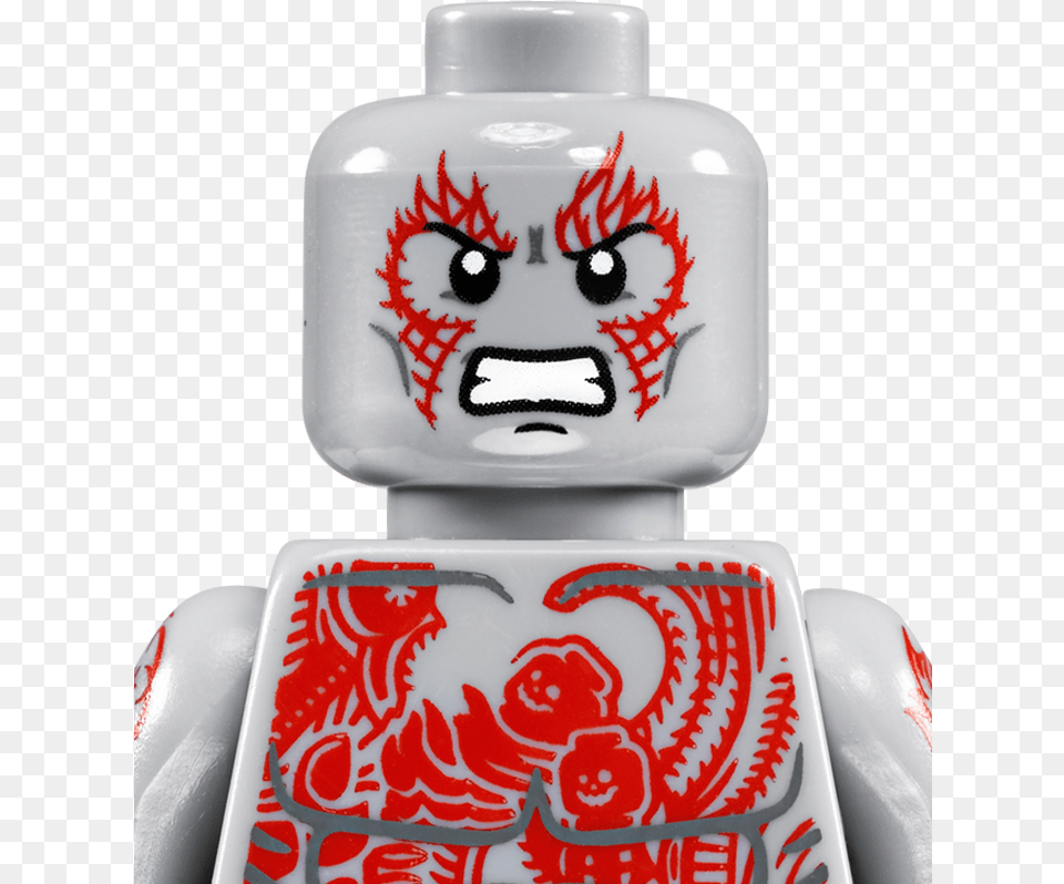 Drax The Destroyer Lego, Robot, Face, Head, Person Free Png Download