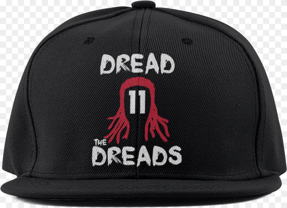 Dread The Dreads Black Snapback Red Dreads Baseball Cap, Baseball Cap, Clothing, Hat, Swimwear Png
