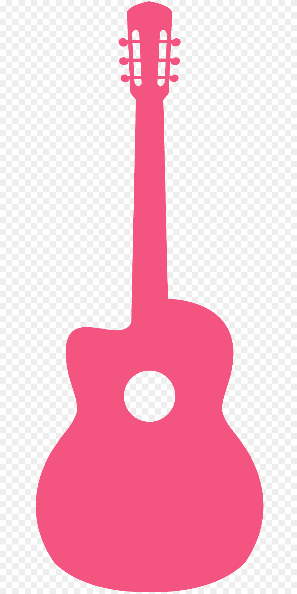 Dreadnought Acoustic Guitar Silhouette, Musical Instrument, Bass Guitar Free Png