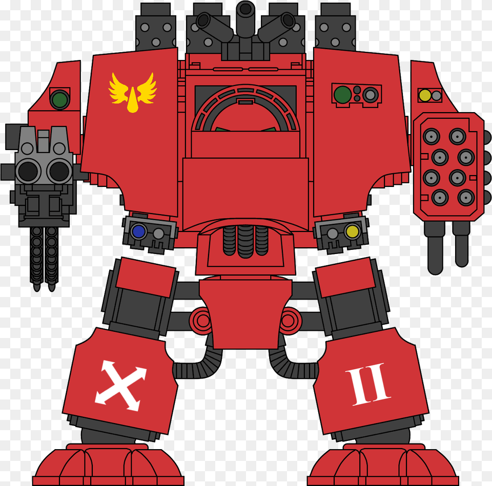 Dreadnought Ven Blood Angels Thumbnail, Robot, Bulldozer, Machine Free Png Download