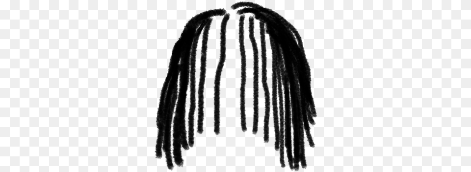 Dreads Locs Freetoedit Monochrome, Gray Free Png Download