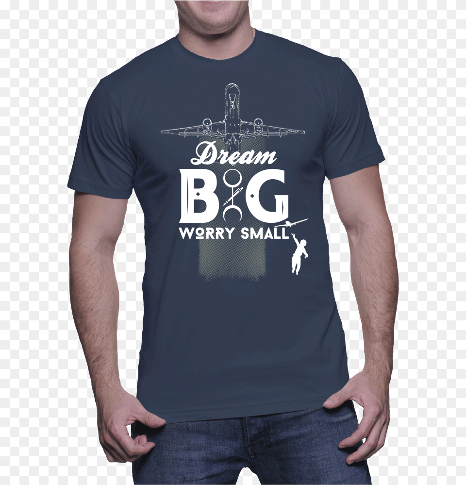 Dream Big Worry Small Next Level T Shirt Black, Clothing, T-shirt, Jeans, Pants Free Transparent Png