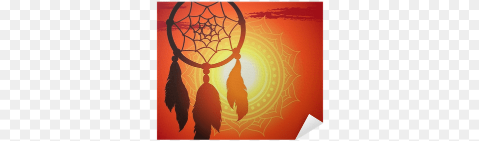 Dream Catcher Silhouette Of A Feather On A Background Concept Of Dreams And Their Interpretations, Hoop, Art Free Png Download