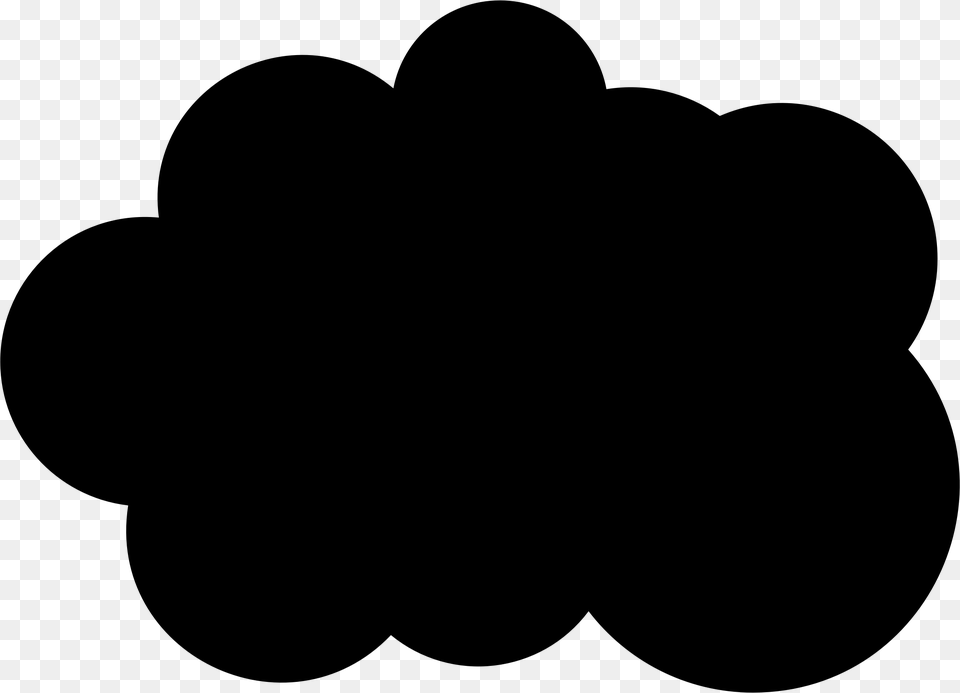 Dream Clipart Cloud Shape, Gray Free Png Download