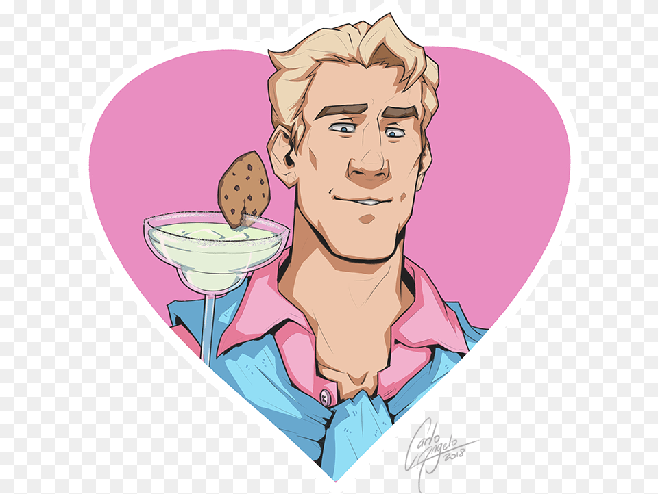 Dream Daddy Cartoon, Person, Face, Head, Portrait Free Png