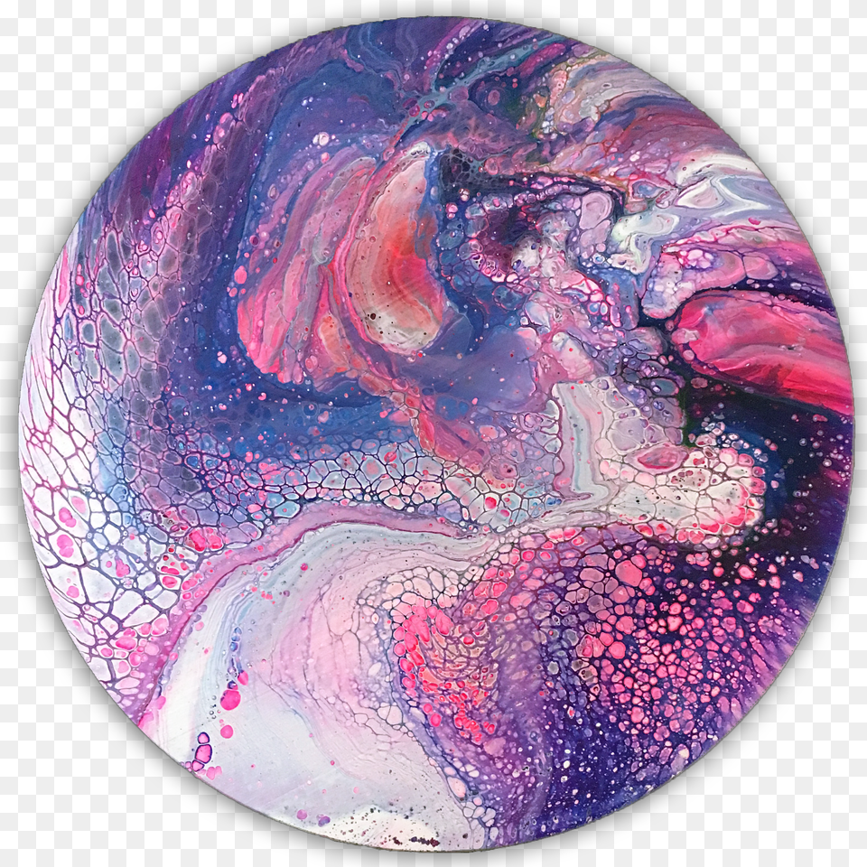 Dream Division Circular Fluid Painting Circle Free Png Download