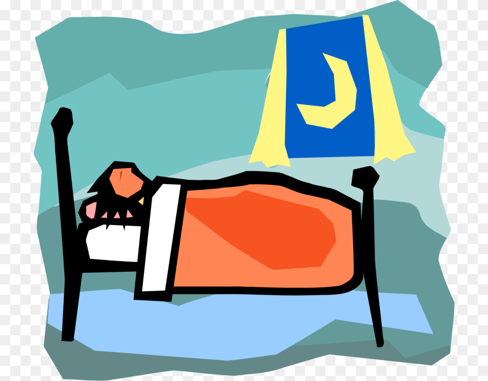 Dream Drawing Sleep Smiley Cartoon, Furniture, Person, Sleeping, Bed Png Image